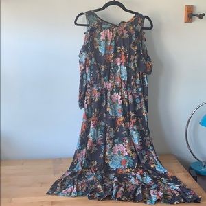 Floral peasant dress